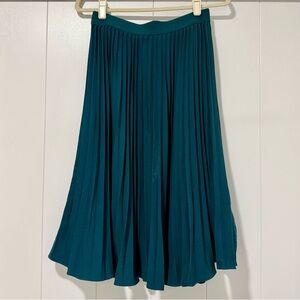 ✨ Grace Karin Chiffon Pleated Skirt - Teal - Size M ✨